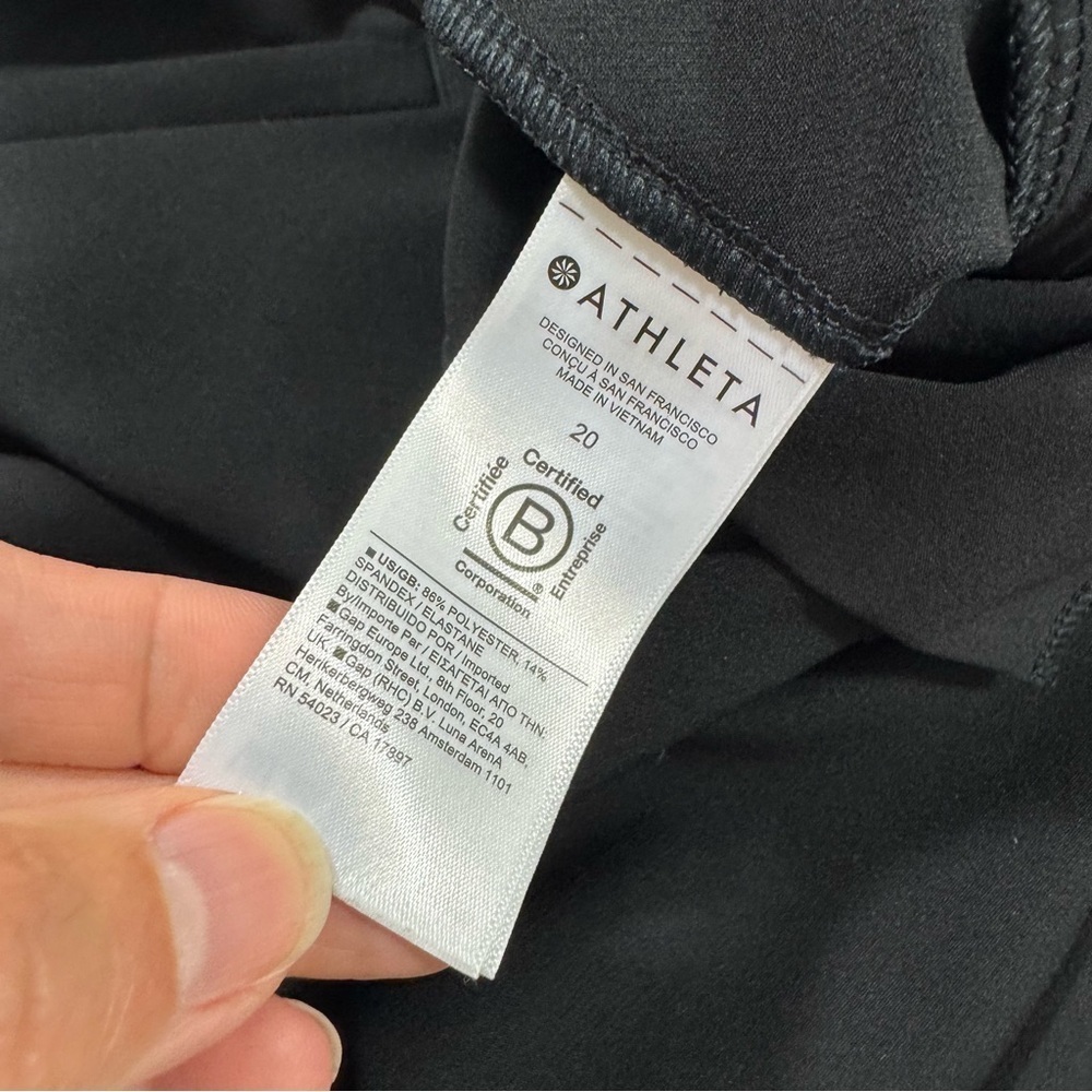 Athleta Endless High Rise Pants Black Size 20 Athleisure - Picture 4 of 9